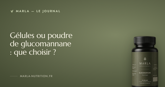 Gélules ou poudre de glucomannane : que choisir ? — Marla, le journal du glucomannane de konjac